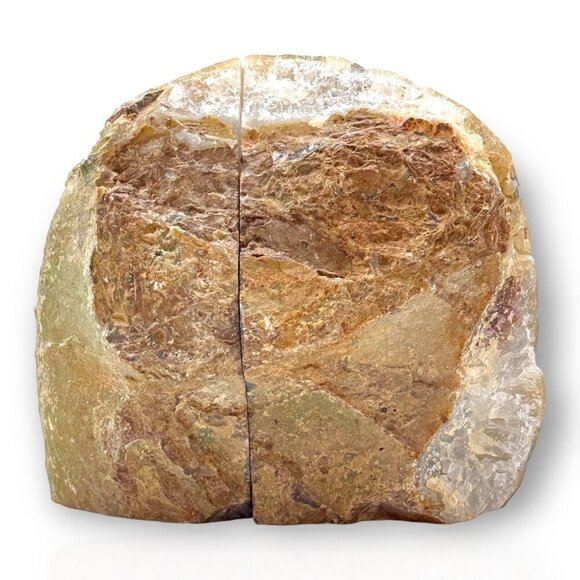 Natural Geode Bookend Butterfly Wings Shape, Unique gift, Weighs 6+ lbs. (EP) - Picture 7 of 15